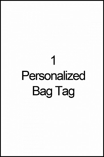 1 - PERSONALIZED Bag Tag ADDED TO PACKAGE ORDER