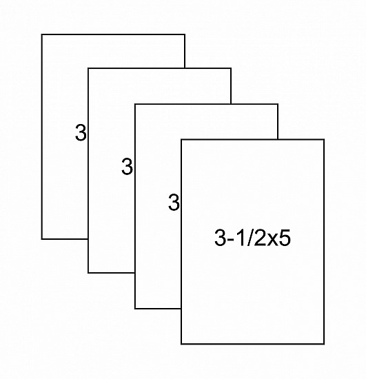 4 - 3-1/2 x 5 Portraits ADDED TO PACKAGE ORDER - $12.50